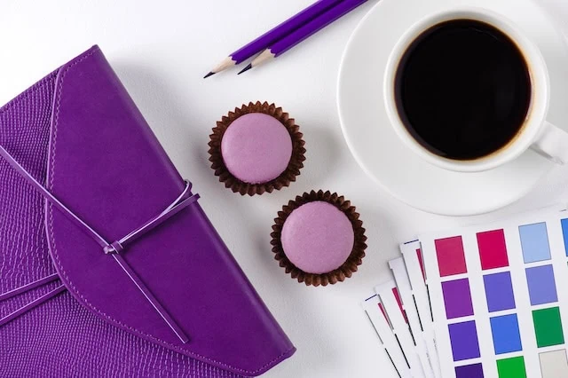 trader joes ube tea cookies macaron coffee purse 640